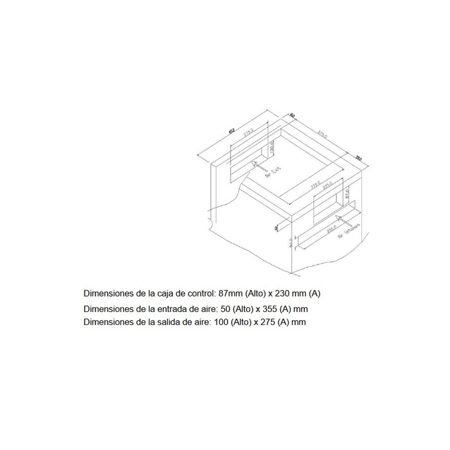 Inducción de encastre de alta potencia IWE-35