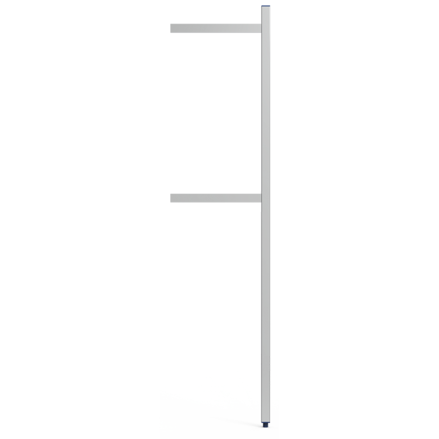 Fricosmos Columna terminal inox perforada para pletina 40x40