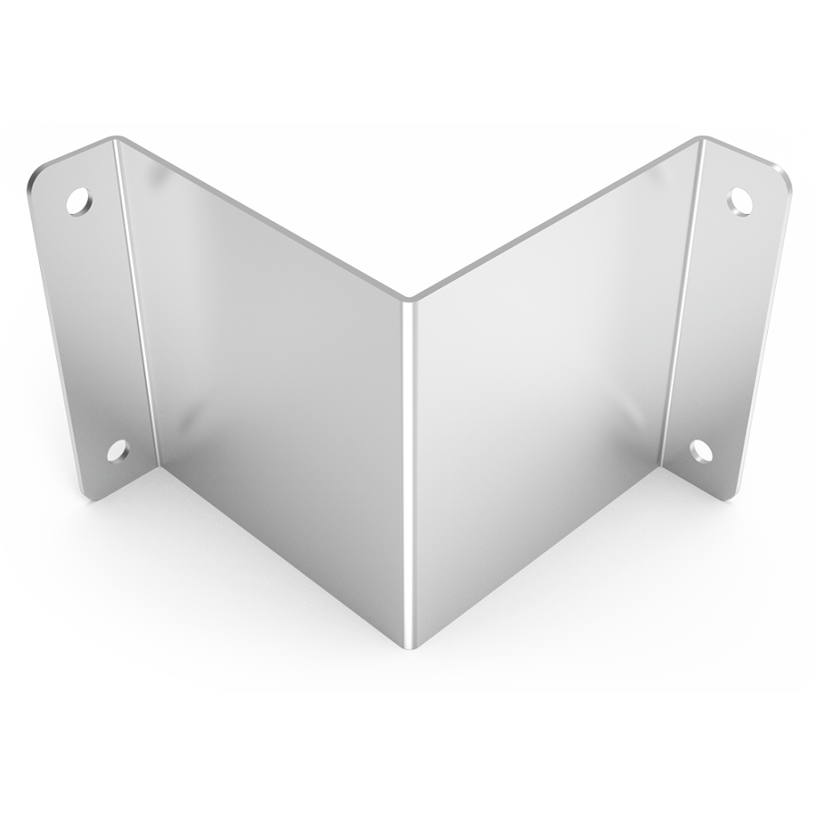 Fricosmos Separador de esquina inox para cámara 80x80x83 mm