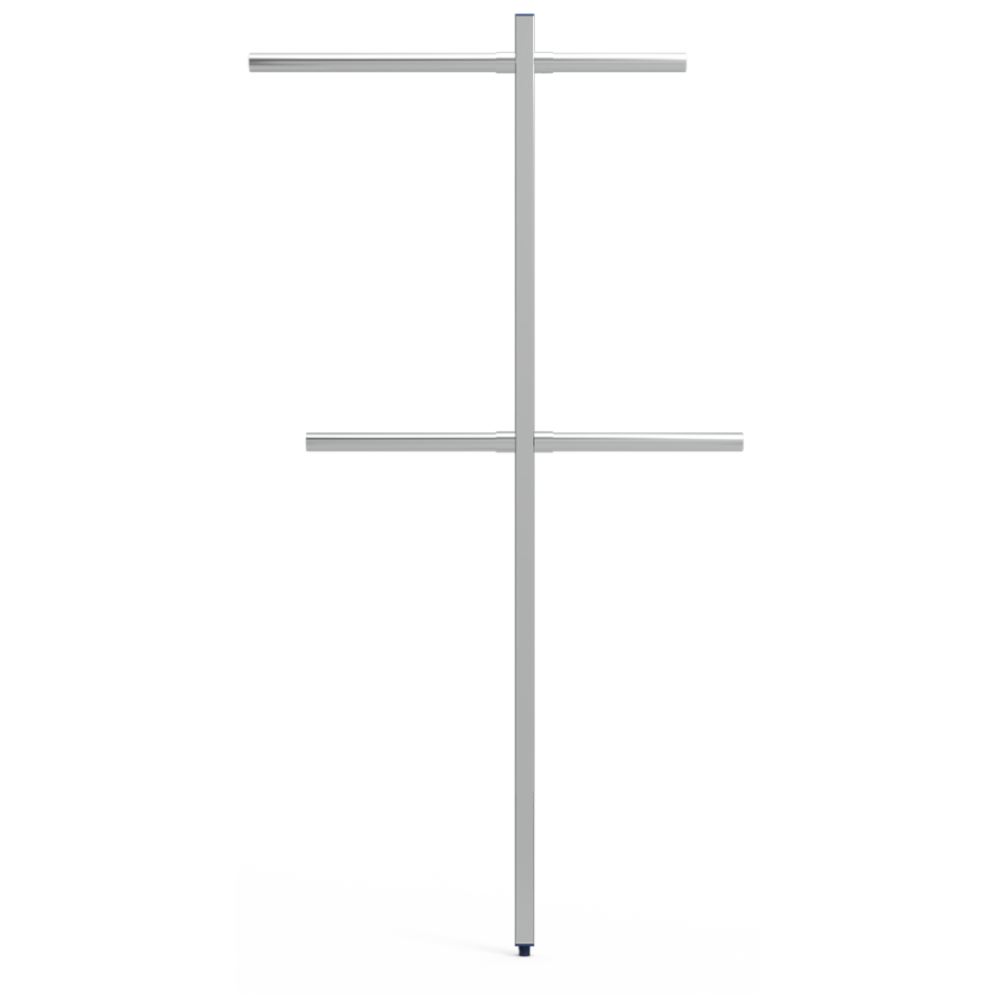 Fricosmos Columna central inox para tubo 40x40x2000 mm