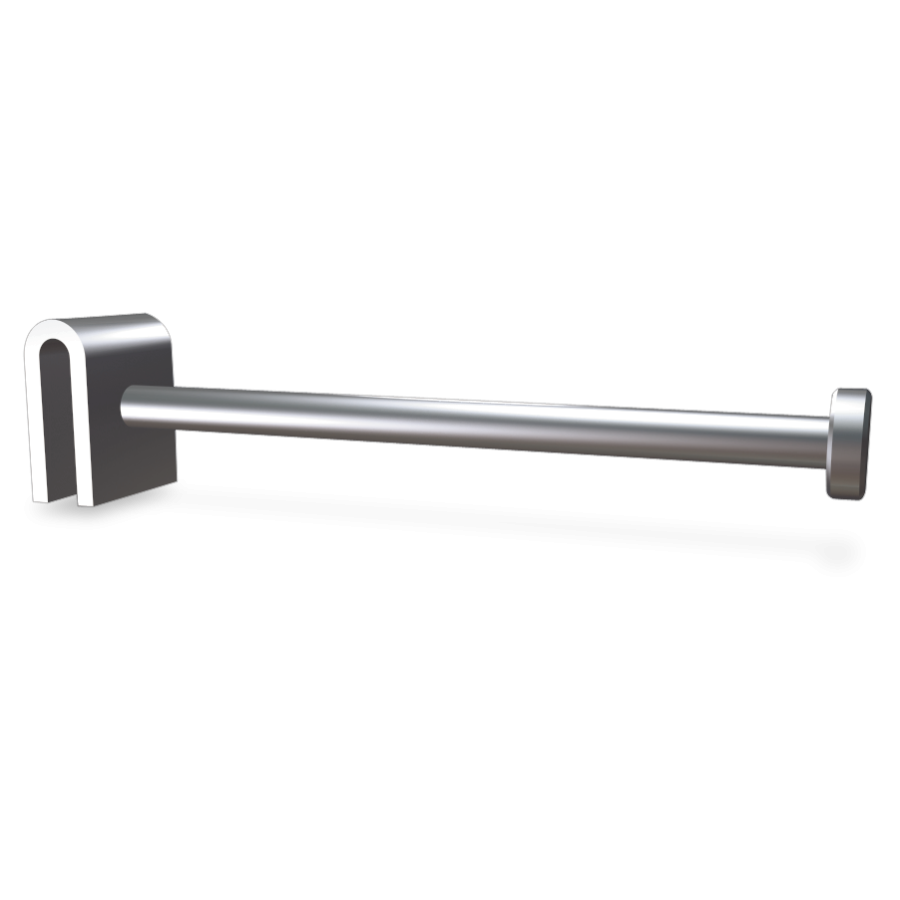 Fricosmos Gancho inox salchichero sencillo 200 mm