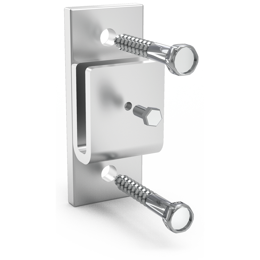 Fricosmos Soporte central inox para pletina 100x40x15 mm