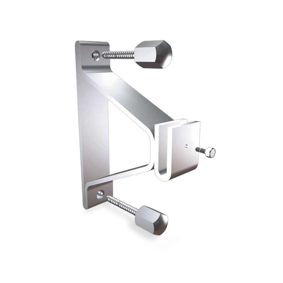 Fricosmos Soporte puente inox con trasera para pletina 200x140
