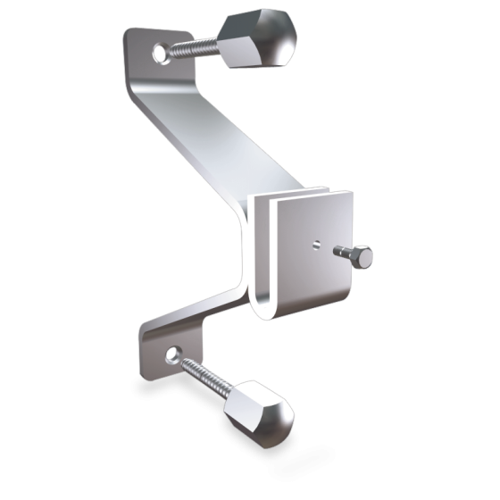 Fricosmos Soporte puente inox sin trasera para pletina