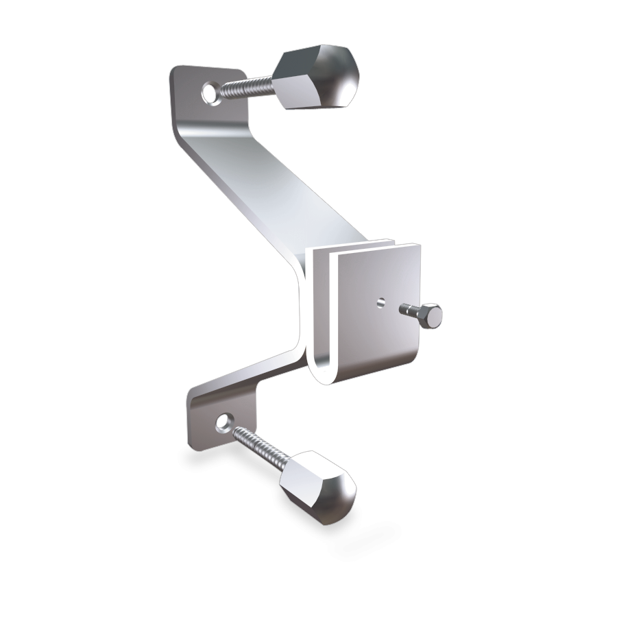 Fricosmos Soporte puente inox sin trasera para pletina