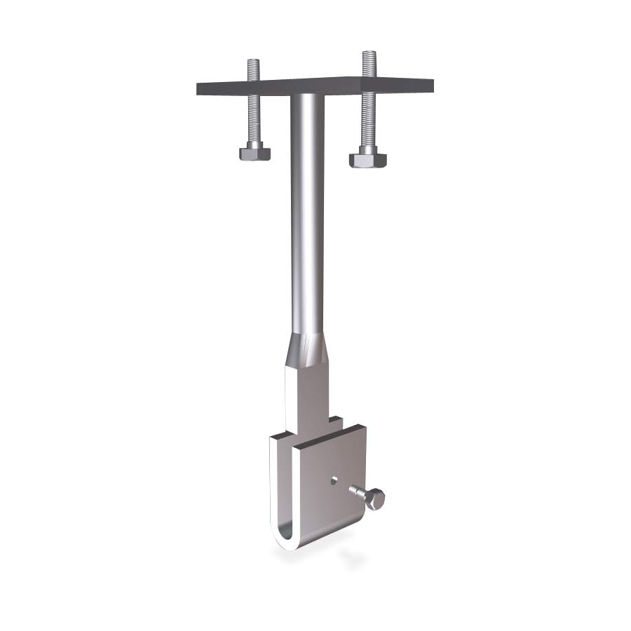 Fricosmos Tirante de techo inox de pletina 200 mm