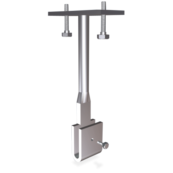 Fricosmos Tirante de techo inox de pletina 400 mm