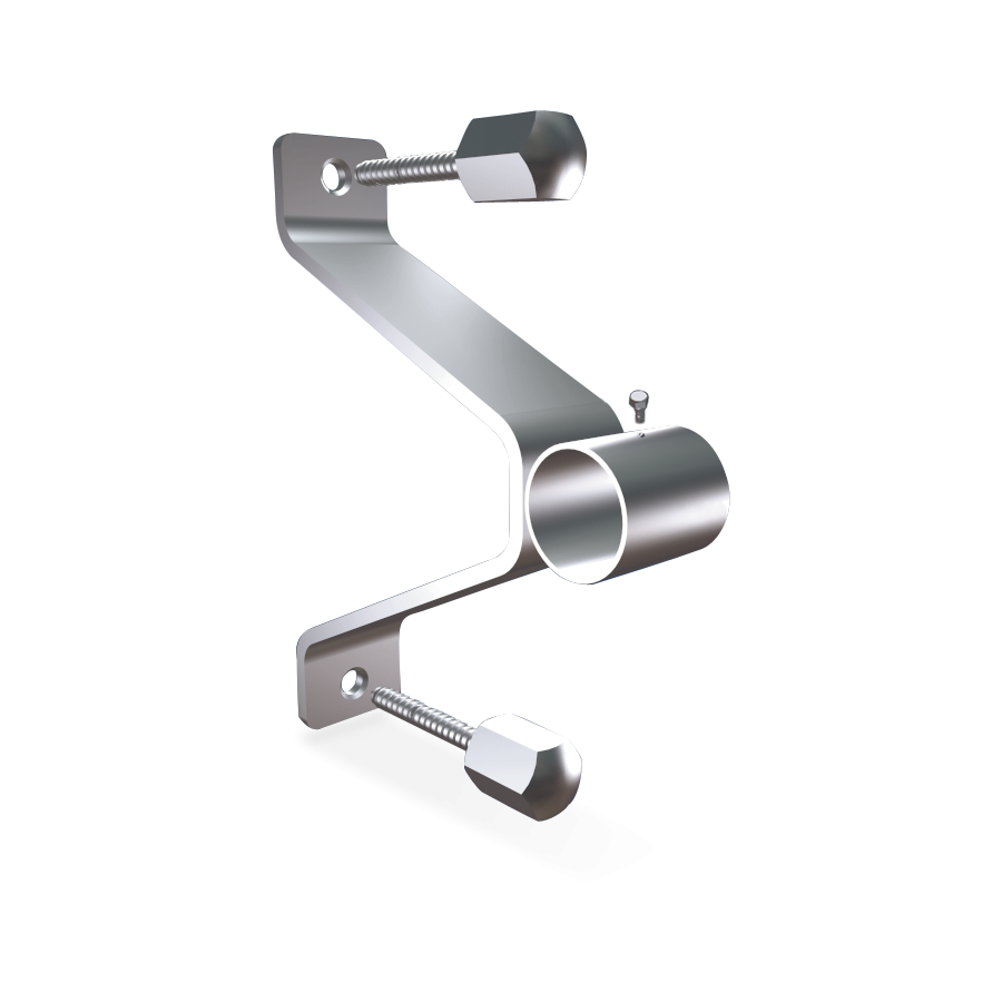 Fricosmos Soporte puente inox sin trasera para tubo
