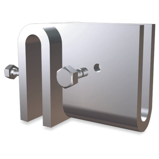 Fricosmos - U en forma de T inox 50x40x50 mm