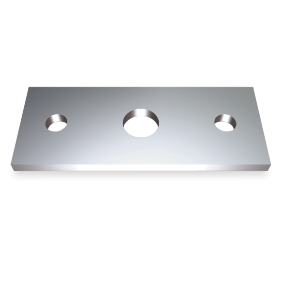 Fricosmos Plaqueta inox soldada 100x40x5 mm