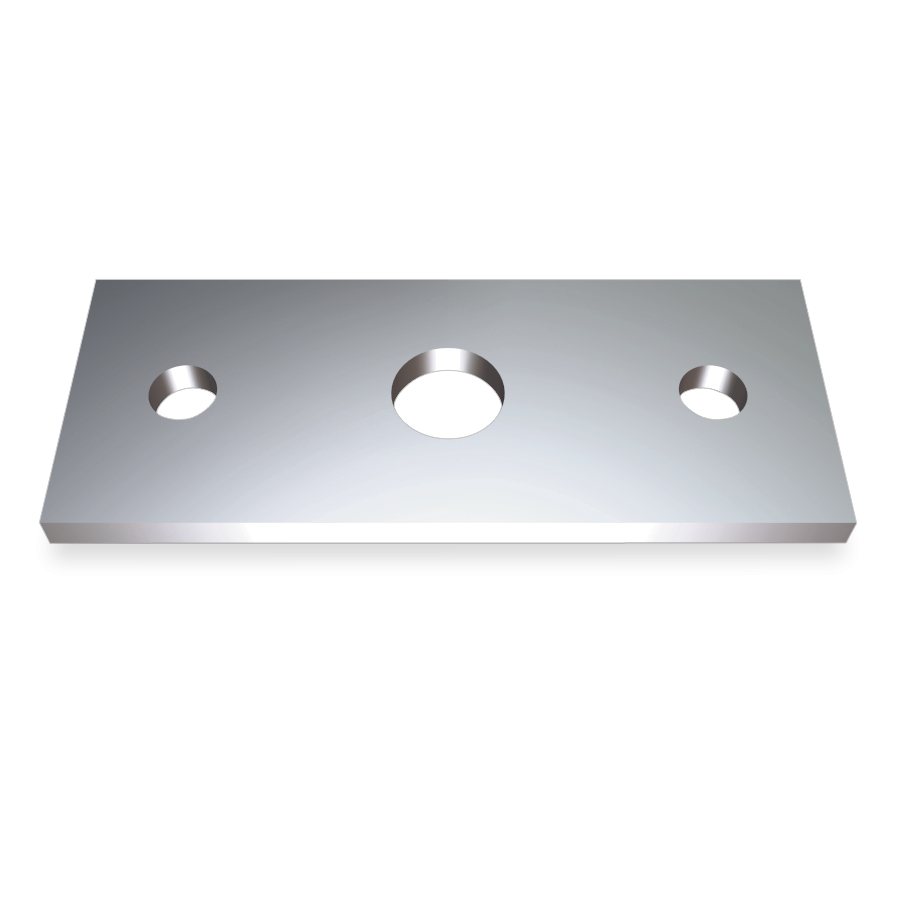 Fricosmos Plaqueta inox soldada 100x40x5 mm