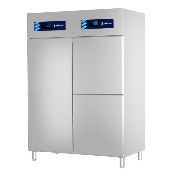 Armario Inox GN 2/1 Refrigerado con Compartimento para Congelados APCG-1403 HC