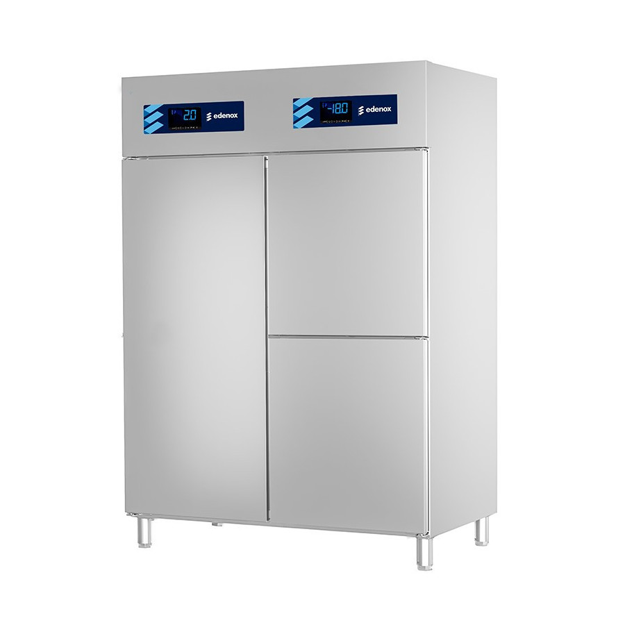 Armario Inox GN 2/1 Refrigerado con Compartimento para Congelados APCG-1403 HC