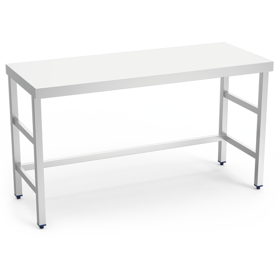 Fricosmos Mesa inox central sin entrepaño 1500x600x850