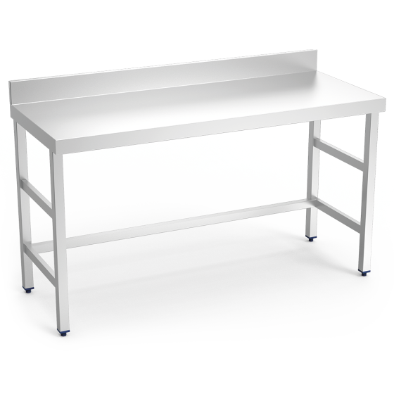 Fricosmos Mesa inox mural sin entrepaño 1500x500x850 mm