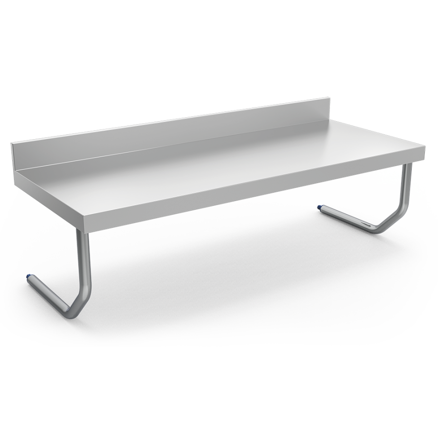 Fricosmos Mesa mural inox a pared 1500x500x450 mm