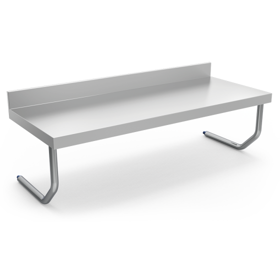 Fricosmos mesa mural inox a pared 1500x600x450 mm