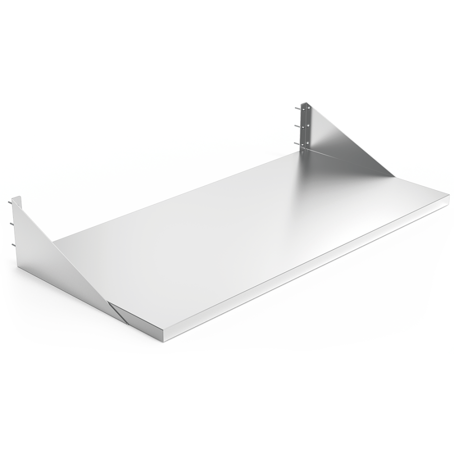 Fricosmos Mesa inox mural con cartelas 1400x600x200 mm