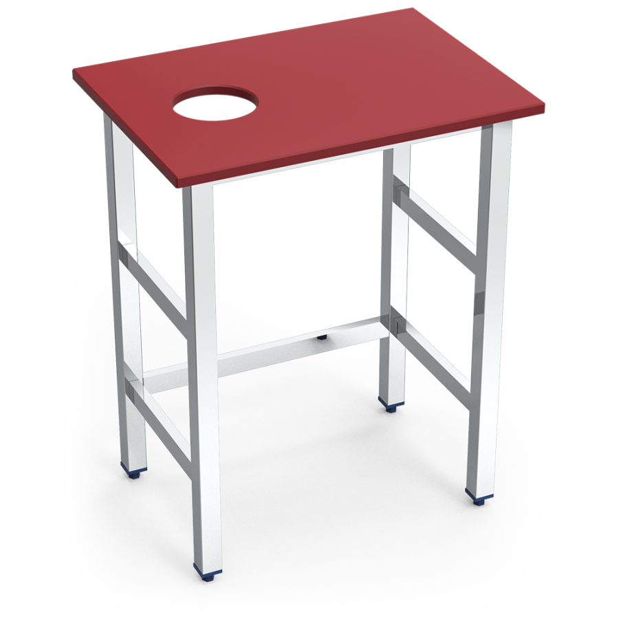 Fricosmos puesto pescadero rojo modelo sencillo profesional