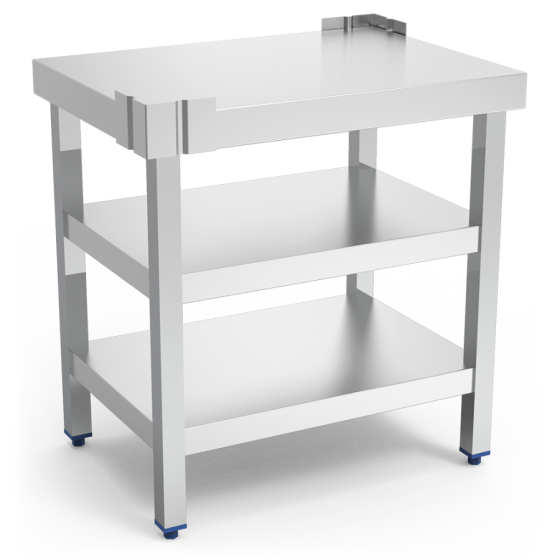 Fricosmos - Mesa para cortadora de fiambre con 2 entrepaños