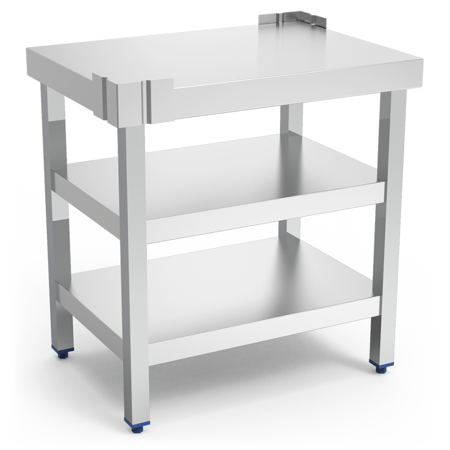 Fricosmos - Mesa para cortadora de fiambre con 2 entrepaños