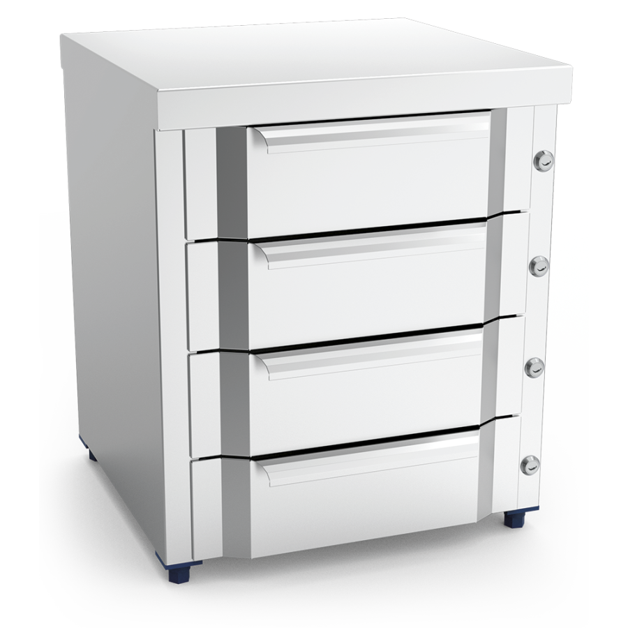 Fricosmos Box Modular Inox con Cuatro Cajones