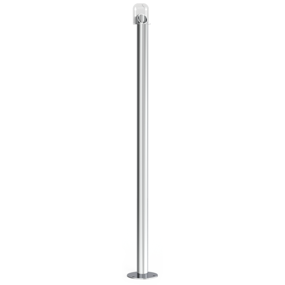 Fricosmos Cenicero inox de pie para espacios reducidos