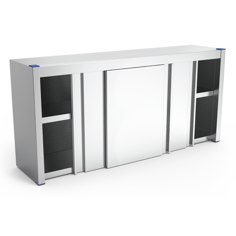 Fricosmos Armario inox de puertas correderas 1390x340x660
