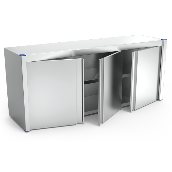 Fricosmos Armario Inox 3 Puertas Abatibles 1575x440x660 mm