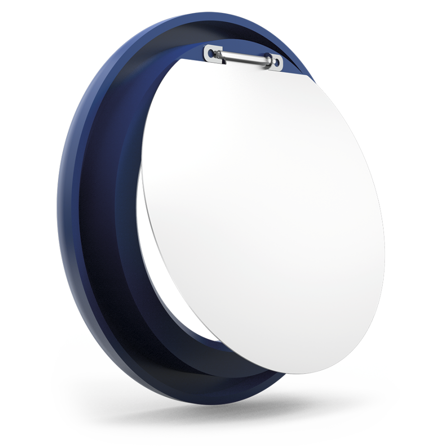 Fricosmos Aro Azul con Trampilla para Contenedor de Reciclaje