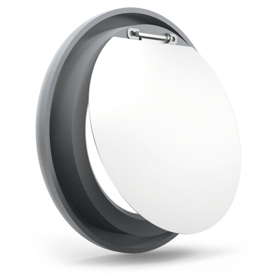 Fricosmos Aro gris con trampilla para contenedor vertical