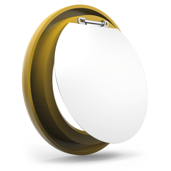 Fricosmos Aro amarillo con trampilla para contenedor vertical