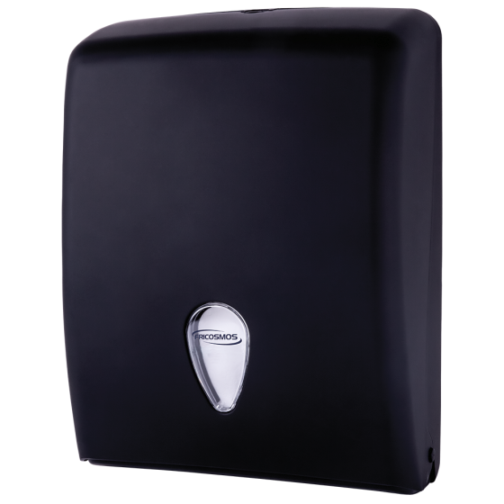 Dispensador de toallas Z negro mate 600 serv.