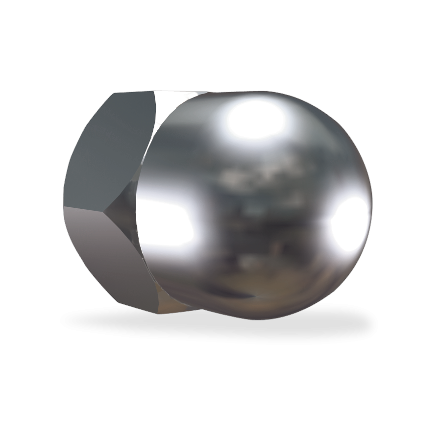 Fricosmos Tuerca Ciega Inox Hexagonal con Rosca Métrica M14
