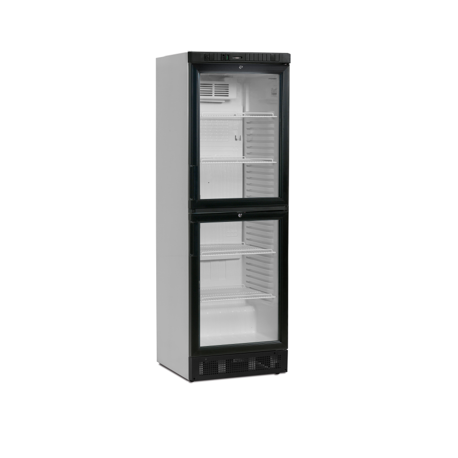 Enfriador de Botellas TEFCOLD SCU2375 | Doble Puerta de Cristal | 595x640x1840 mm | Capacidad 347 L | Clase D