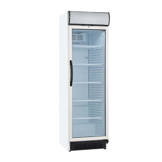 Armario Expositor NLK-300 S1 | Con Display Iluminado | Puerta de Cristal | 595x640x1980 mm | Capacidad 372 L