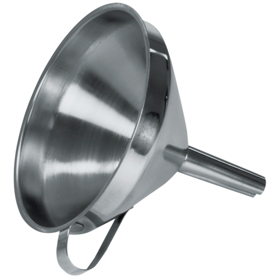 Fricosmos Embudo inox sin filtro para cocina profesional