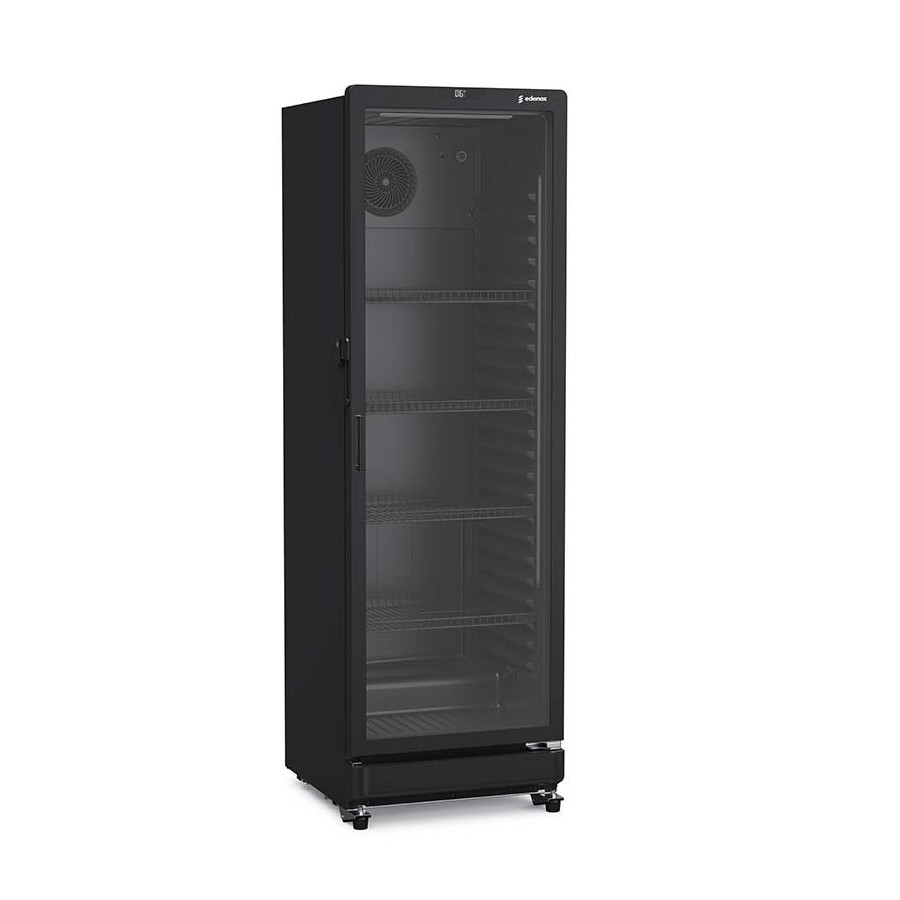 Armario Expositor APE-451-C S2 BLACK | Negro | Doble LED | 575x600x1832 mm | Capacidad 338 L | Clase D