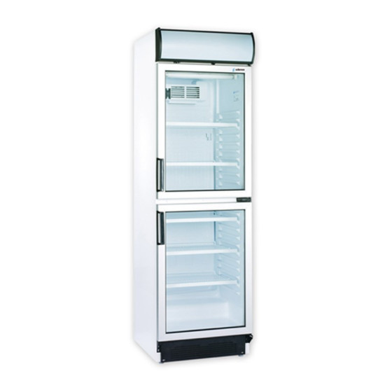 Armario Expositor NLK-302 S1 | Doble Puerta Cristal | Con Display | 595x640x1980 mm | Capacidad 358 L