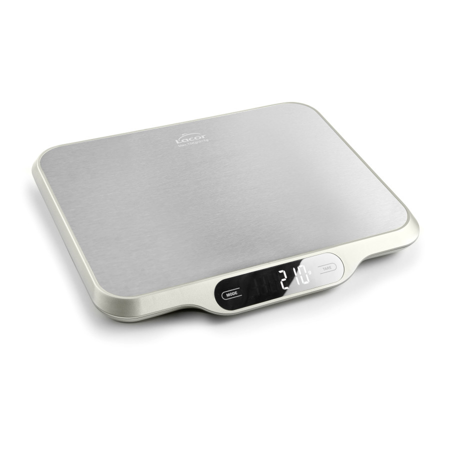 Báscula de Cocina Eben | Acero Inoxidable 18/10 | Capacidad 15 kg | Precisión 1 g | Diseño Ultrafino