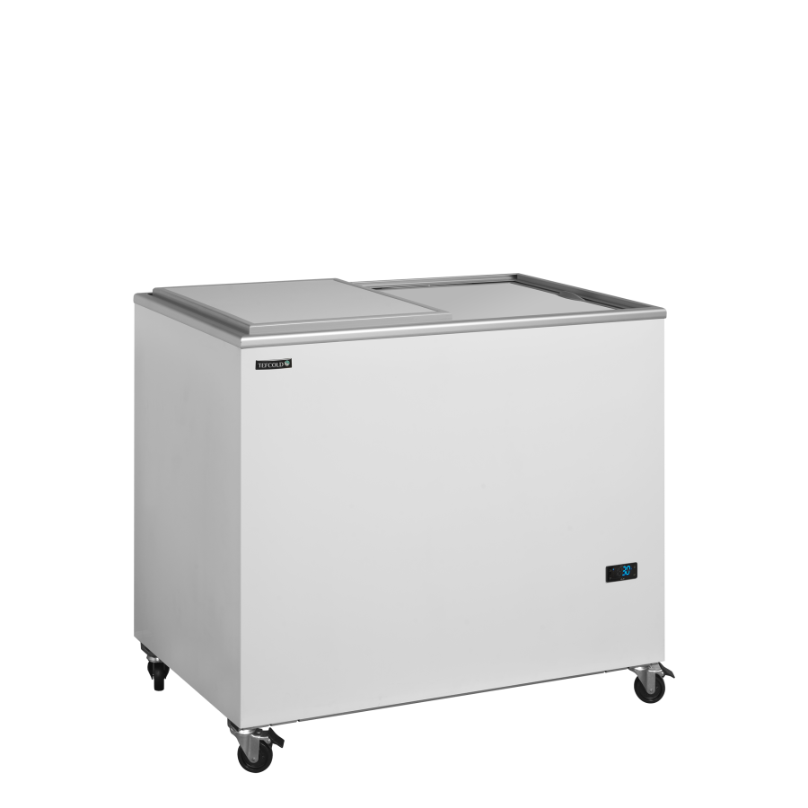 Enfriador de Botellas Horizontal TEFCOLD ISC302SD | Alta Eficiencia Clase B | 1014x635x892 mm | Capacidad 232 L | Blanco