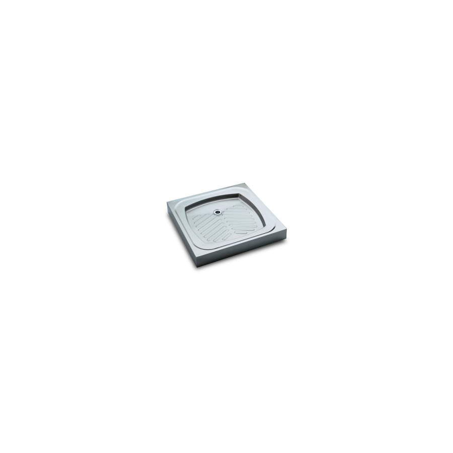 Fricosmos Plato Ducha Acero Inoxidable 800x800x40 mm