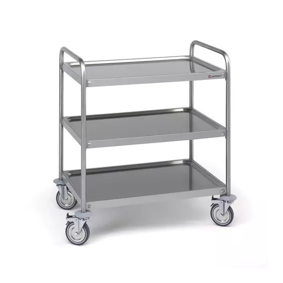 Carro de servicio 3 estantes - 800 x 500 mm - CS-308