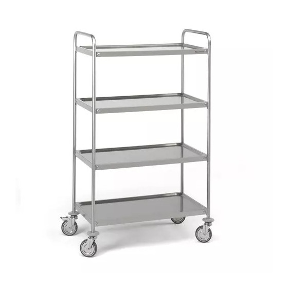 Carro de servicio 4 estantes - 900 x 500 mm - CS-409