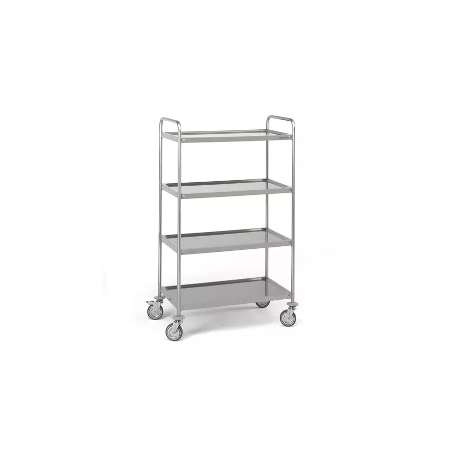 Carro de servicio 4 estantes - 900 x 500 mm - CS-409
