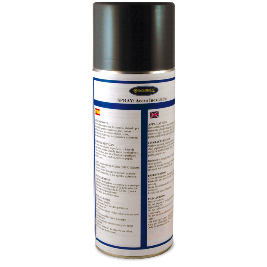 Fricosmos Spray de acero inox 18/8/2 de 400 ml
