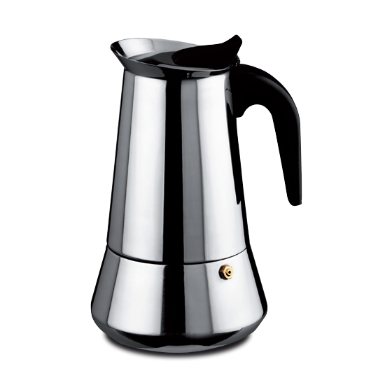 Fricosmos Cafetera Express Inox de 1 Litro para 8 Tazas