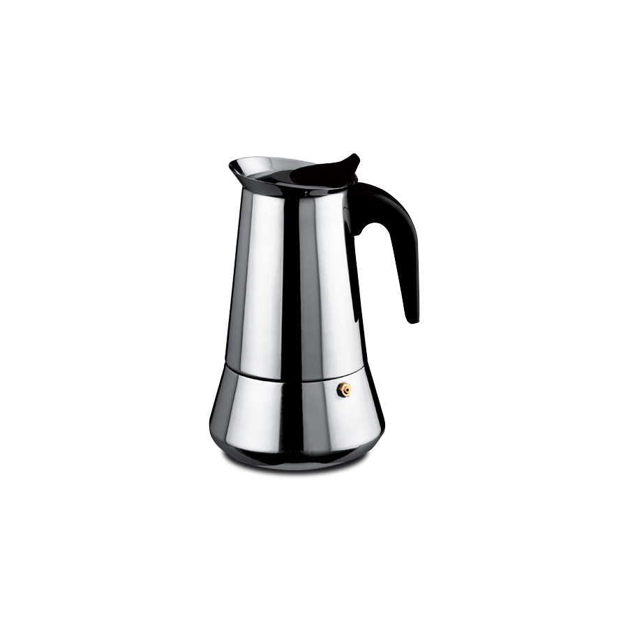 Fricosmos Cafetera Express Inox de 1 Litro para 8 Tazas