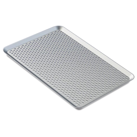 Fricosmos Bandeja pastelera de aluminio perforada 600x400