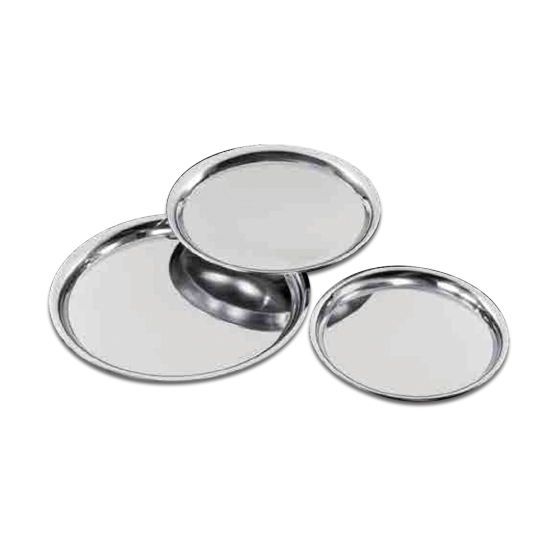 Fricosmos Bandeja de camarero inox Ø310 x 20 mm